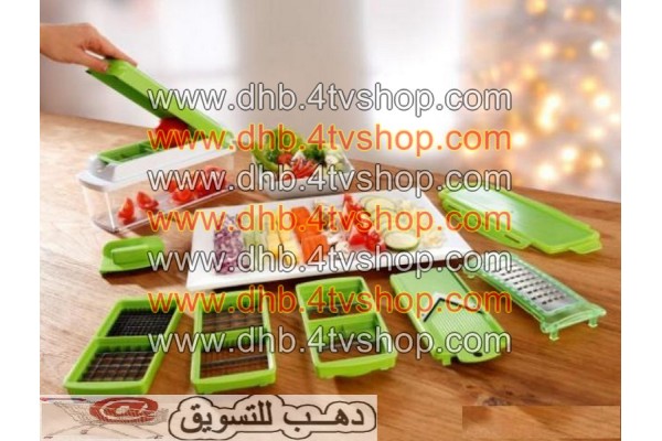 قطاعة الخضراوات والفاكهة نايسر دايسر بلاص الشهيرة 10 قطع